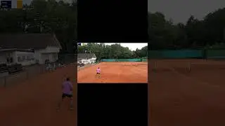 Amateur Tennis | LK 21.1 vs 16.9 | NTRP 4.5 | #shorts  #tennis   #AmateurTennis #tennismatch  #ntrp
