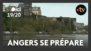 Crues &agrave; Angers : la ville anticipe une mont&eacute;e exceptionnelle des eaux