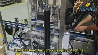 How to Automatically Apply Screw Caps: Dual-Head Servo Linear Capping Machine for Jars & Containers