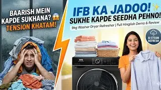 IFB Executive ZBN 9kg/6kg Washer Dryer Refresher Review & Full Demo | Full Automatic Washing Machine
