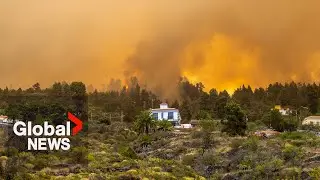 Canary Islands wildfire: Thousands of people evacuated as more than 46,000 hectares burn