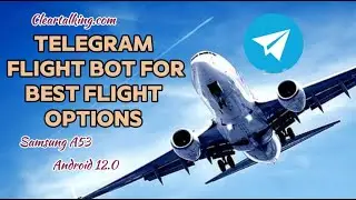 Search and Track Best Flight Options using Telegram Bot? #android #flight #track #viral #telegram