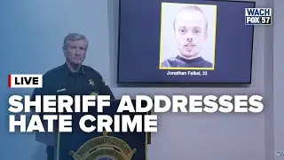 Sheriff addresses hate crime incident