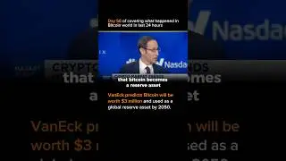 VanEck predicts Bitcoin will be worth $3 million and used as a global reserve  asset by 2050.