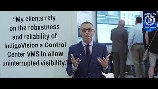 ISC West day 1 with IndigoVision at booth 23031