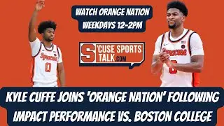 Kyle Cuffe Joins 'Orange Nation' Coming Off Impact Performance vs. Boston College