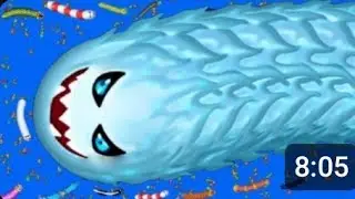 🐍WormsZone.io ❤001 Змея-ползун Топ 01 /Лучший мировой рекорд среди змей Эпическая охота на червей...