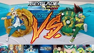 BUSHIN ASHINDRA A5 VS GOLDEN JUDGEMENT DRAGON D5! CRAZIEST BEYBLADE BURST RISE BATTLE EVER!