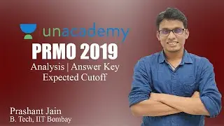 PRMO 2019 Analysis | Answer Key | Expected Cutoff | Prashant Jain