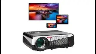 Gzunelic 7500 lux Android WiFi Native 1080p Projector 300