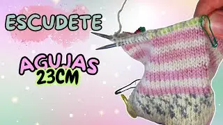 C&oacute;mo tejer CALCETINES 🧦 AGUJAS SHORTIES 🧦 (3/5)