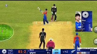Ishi Kishi on fire  | Sky Is Limitless | Real Cricket swipe gameplay 