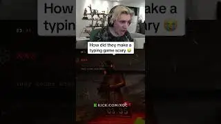 How is a typing game scary 😭😭 #xqc #gaming #games