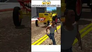 HOUNTED SCHOOL TRACTOR 😱🚜 INDIAN BIKE DRIVING 3D #shorts #gaming #indianbikedriving3d