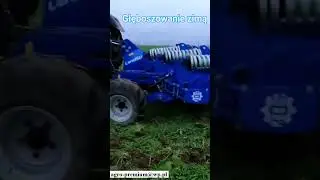 głęboszowanie zimą John Deere 6R250 vs Landstal GSC300 plus