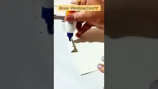 Resuse Wedding Card😱 || DIY Shagun Envelope #shorts #diy #ytshorts #reuse