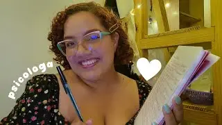 ASMR PSIC&Oacute;LOGA CUIDANDO DE VOC&Ecirc; 💕✨