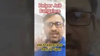 #freshersjob #helperjob #job #10thpassjobs