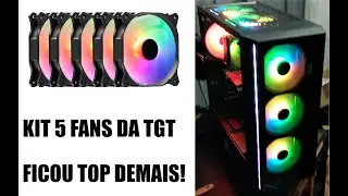 UMBOXING DAS MINHAS NOVAS FANS RGB DA TGT MIRAGE!!!