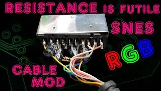 PAL SNES - RGB cable too dark? How to fix it!