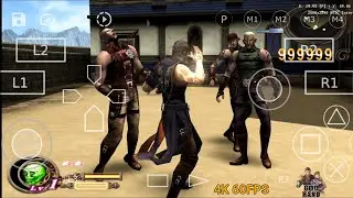 GOD HAND Stage 1 Gameplay Walkthrough 4K 60FPS || No Damage (HARD) Ultimate Powerups Aethersx2