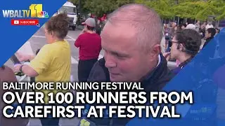 LIVE: Over 100 runners represent Carefirst Bluecross Blue Shield for half marathon