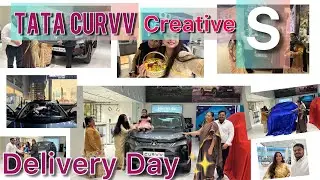 Car Delivery Day &hearts;️ || TATA CURVV CREATIVE S || Our Dreams Come True&hellip; #tatacurvv #tatamotors 