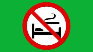 Prohibition Signs Green Screen