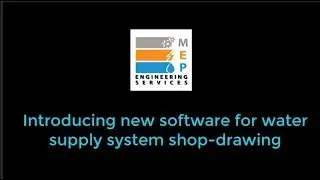 WARNING ! Introducing new software for water supply system shop-drawing | AUTOCAD