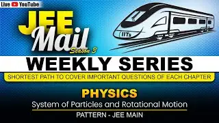 JEE Mail 30th Aug - JEE Main Pattern | Physics - Rotational Motion #jeemains #jeephysics #jee 