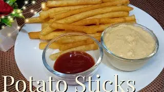 How make potato sticks ☆ #easyrecipe #potatosticks #potatosnacks