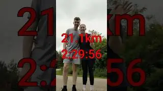 Our first half marathon attempt! #halfmarathon #running #strava