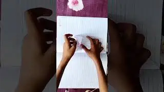 how to fold notebook paper in heart shape #viralshorts #divyanshu_art