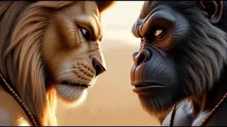 The Most Powerful Animal Battle Ever | Gorilla vs Lion Epic Fight
