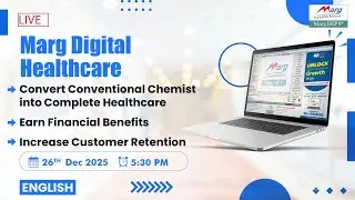 Marg Digital Healthcare | Turn Your Chemist Shop into a Complete Healthcare Centre | English