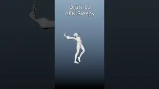 3D Game Animation - AKF Sleepy Draft 13 #animation #3danimation #3dgamedevelopment #callumhighfield