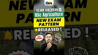 CUET ICAR UG 2026 New Exam Pattern OUT #cuet #icar