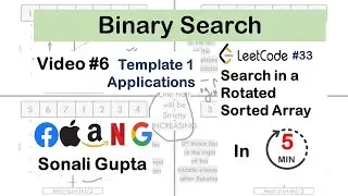 Search in a Rotated Sorted Array | Amazon | LeetCode #33 | C++