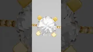Diamond ring animation made in blender  #blender #3d #animation #jewelry
