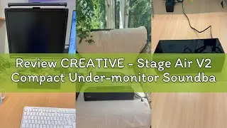 Review CREATIVE - Stage Air V2 Compact Under-monitor Soundbar, Black