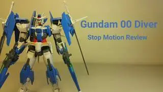 Gundam Build Divers: Gundam 00 Diver and Diver Ace Unit Kit Stop Motion Review