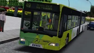 OMSI 2 Avélia V2 | Ligne 49 Gemappes SNCB→ Avelia SNCB | Mercedes-Benz Citaro O530.