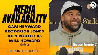 Heyward, Jones, Porter Jr., Howard Media Availability (Nov. 13) | Pittsburgh Steelers