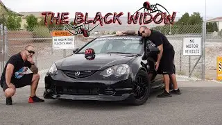 ОБЗОР АВТОМОБИЛЯ ACURA RSX TYPE S (ЧЕРНАЯ ВДОВА)#rsxtypes#k20a2