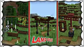 Minecraft :10 Street Light Design Ideas | Lamp Post Build Hacks