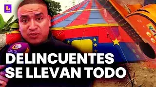 Se llevan equipos y rompen instrumentos en circo de Carabayllo: 