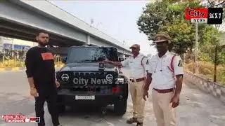 Siren Aur MLA Sticker Per Santosh Nagar Traffic Police ke Special Drive | Hyderabad