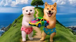🍊🐶🐱 cat and dog with Ballerina Cappuccina & Friends — So Sweet You’ll Melt! LIVE NOW