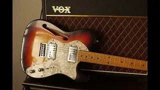 Fender Thinline Telecaster Japan 2000 clean with VOX AC15