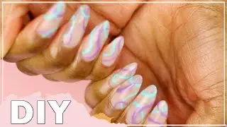 ЛЕГКИЙ АБСТРАКТНЫЙ МАНИКЮР НА НОГТЯХ ДОМА | Apres Gelx DUPE от Sally Beauty